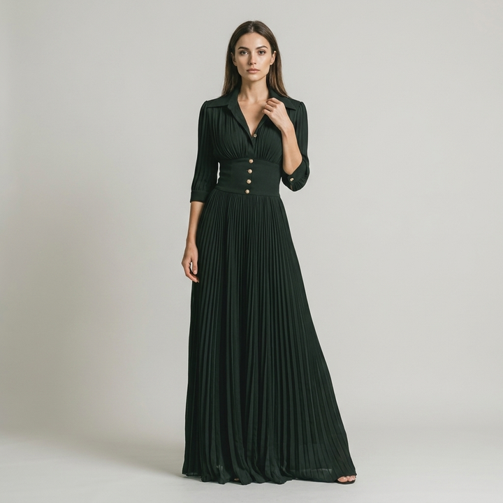 Abito maxi donna elegante aderente