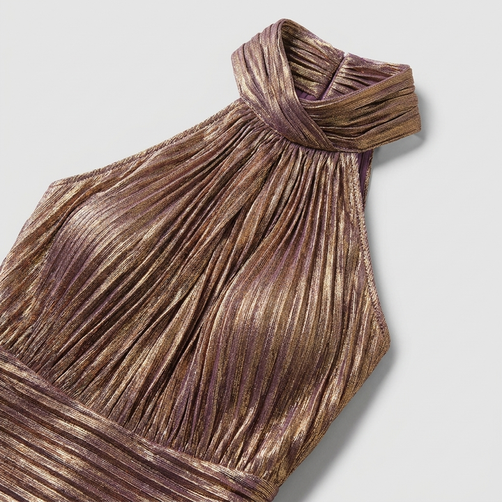 Elegante Abito Lungo Eryzziah Donna Raffinato Cerimonia