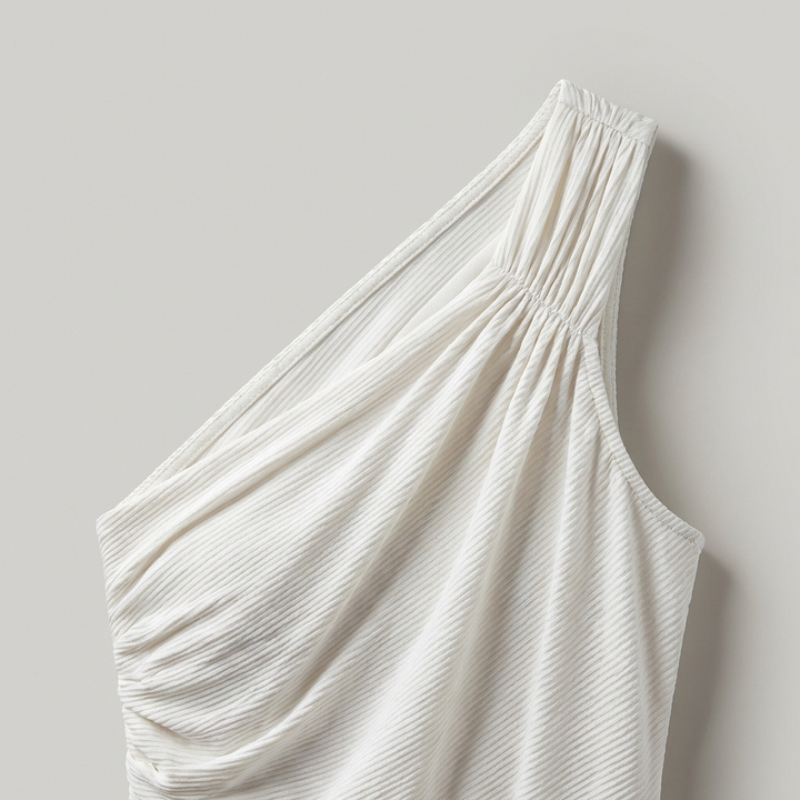 Elegante Abito Midi Audrine Donna Moderno e Raffinato