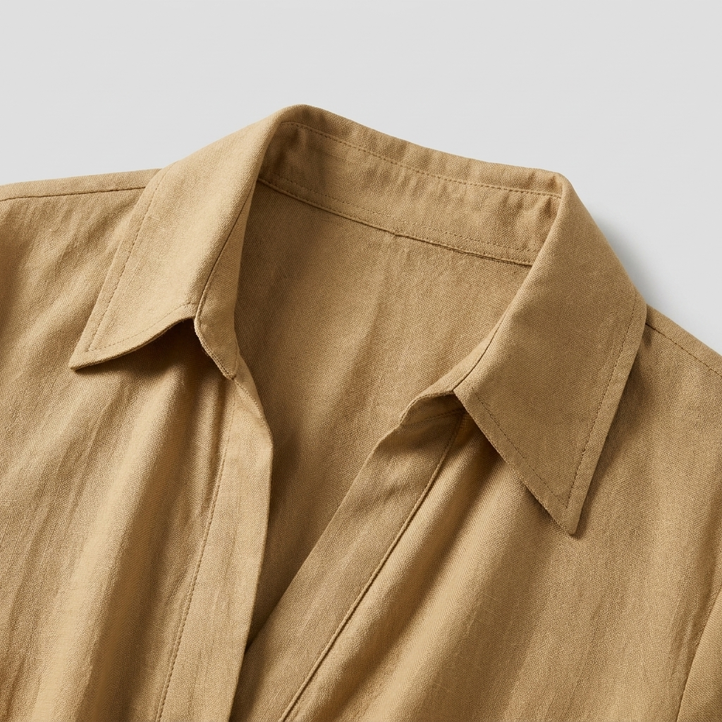 Abito lungo elegante a camicia da donna Camilla