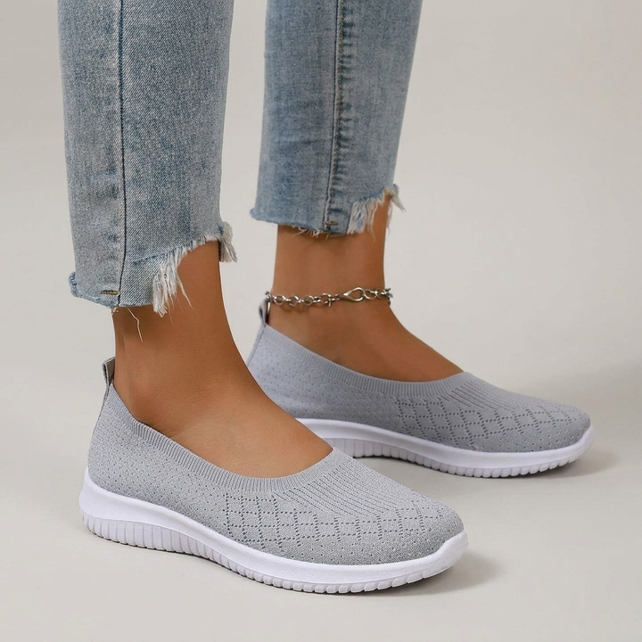 Comode scarpe slip-on da donna con solette imbottite