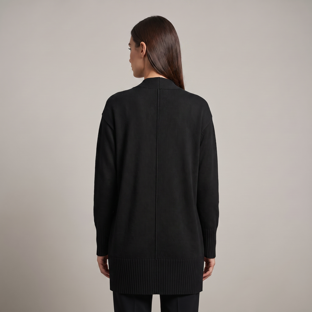 Cardigan Donna Aperto Vestibilità Rilassata Elegante