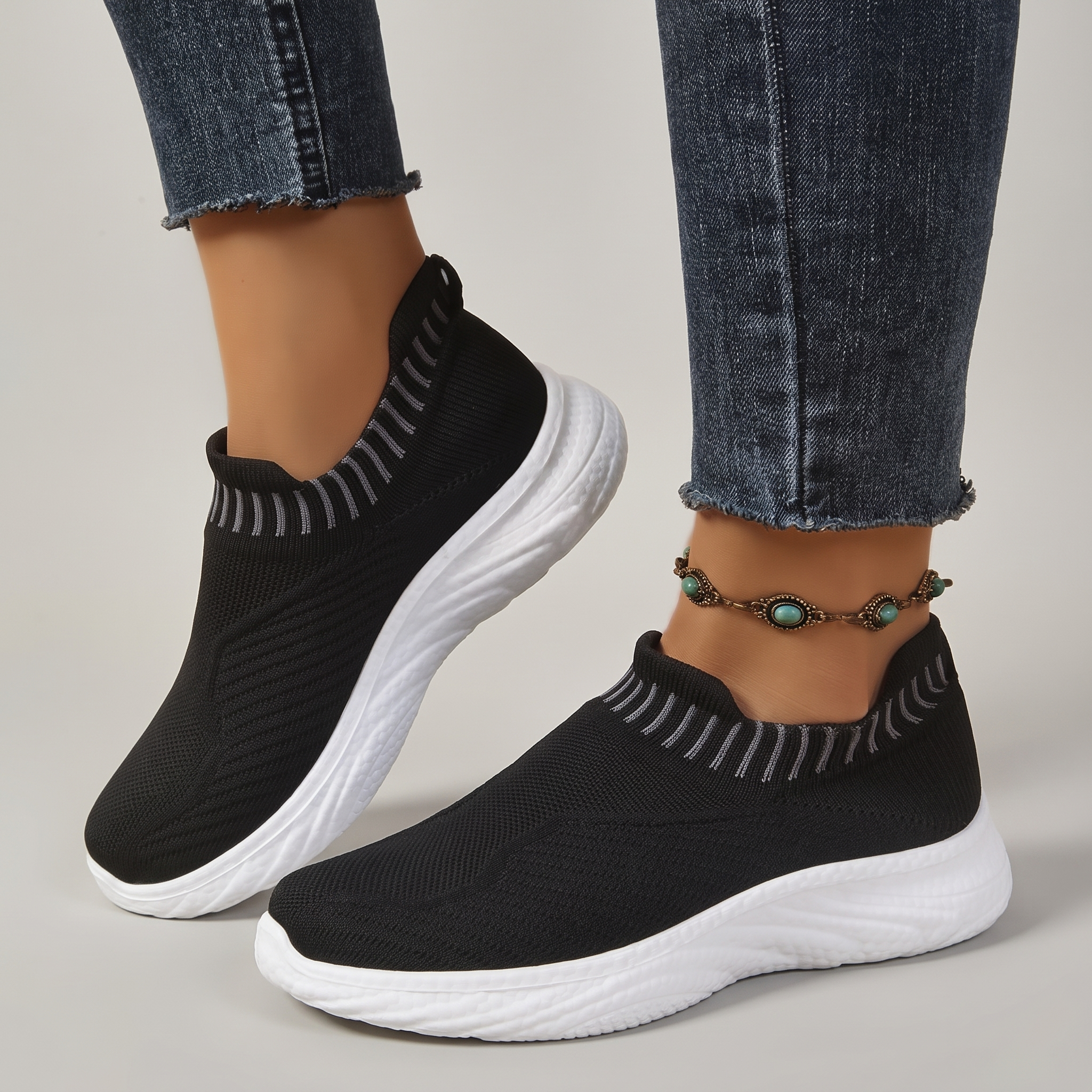 Sneakers Donna Slip-On Leggere e Traspiranti