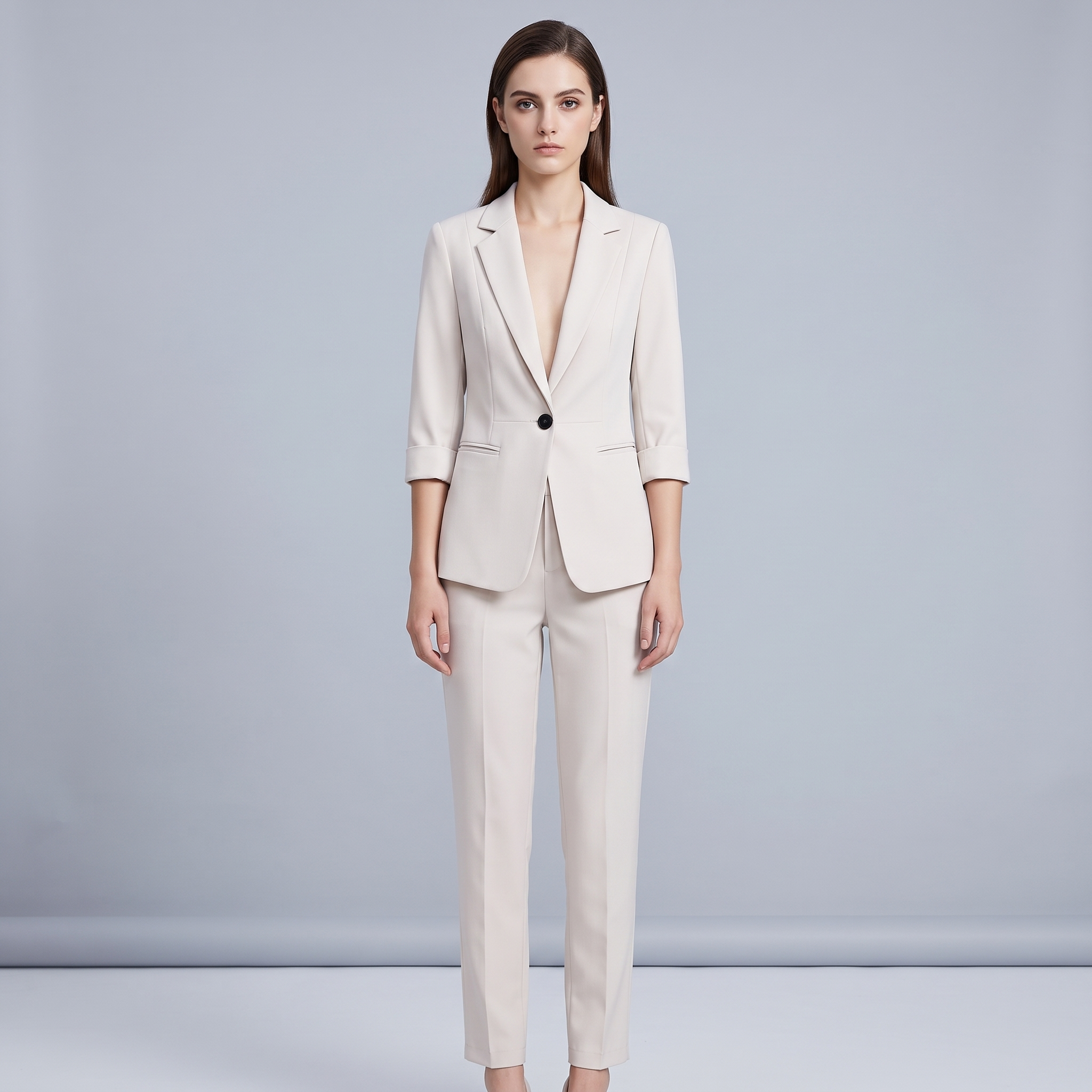 Tailleur Donna Suit con Blazer e Pantalone Dritto