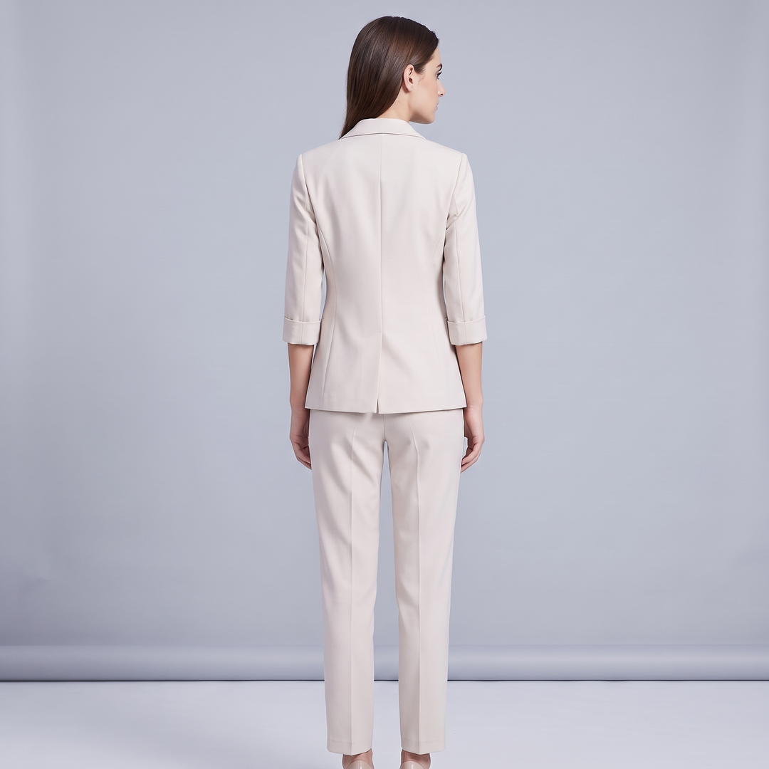 Tailleur Donna Suit con Blazer e Pantalone Dritto