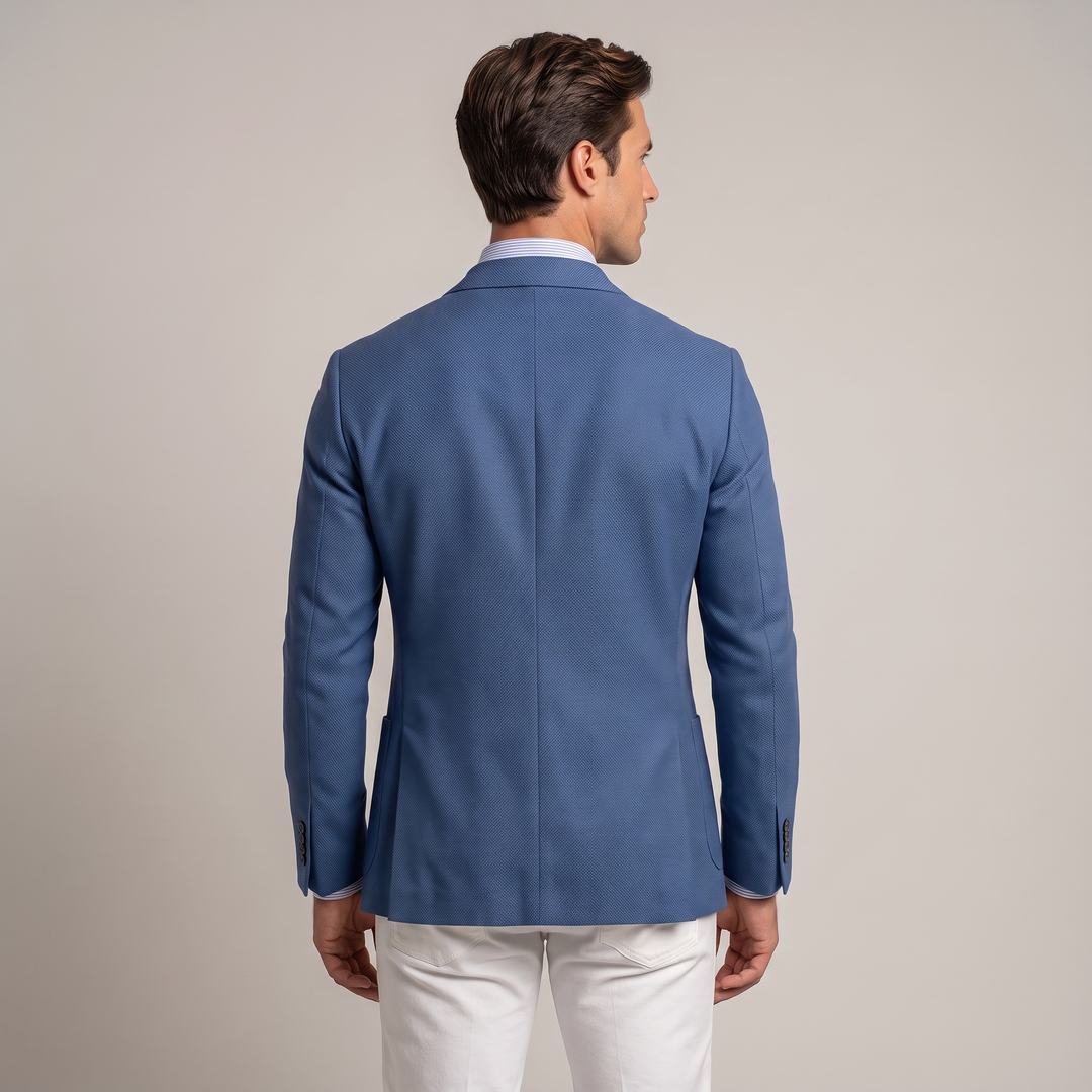Blazer Uomo in Maglia con Revers Classico