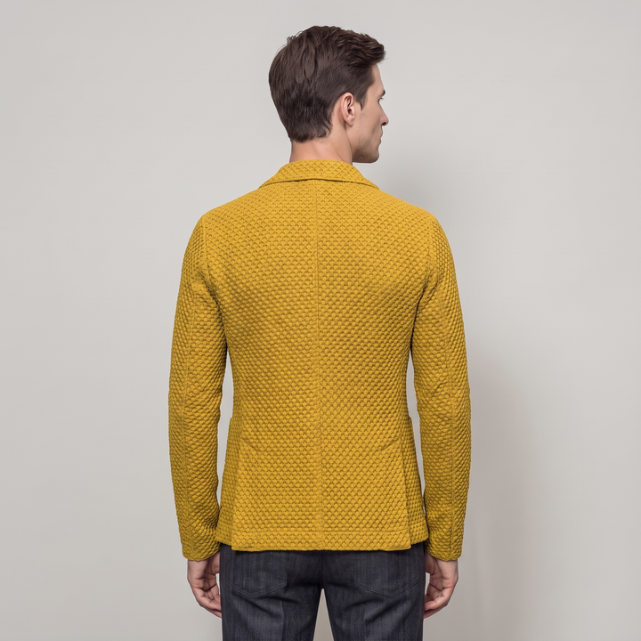 Blazer Uomo Sartoriale in Cotone e Poliestere