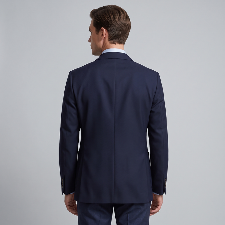 Blazer Uomo in Lana Tweed Herringbone Monopetto