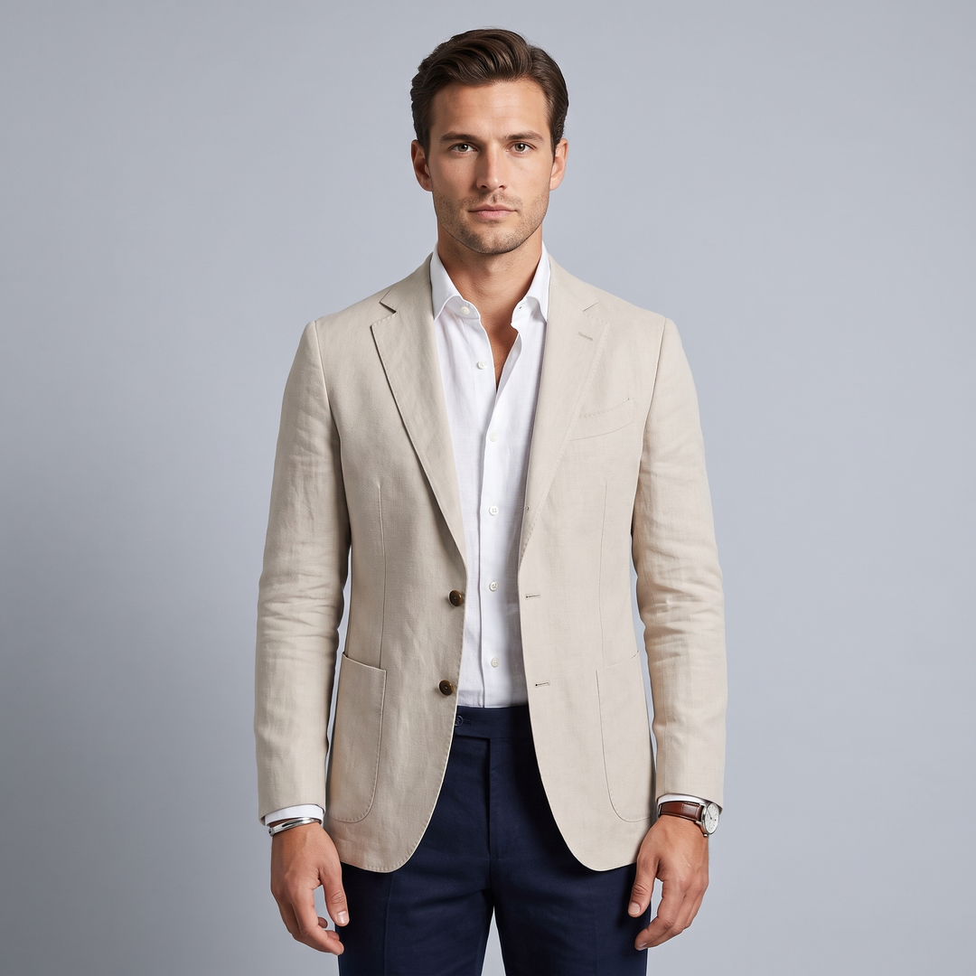 Blazer Uomo Smart Casual Leggero Monopetto