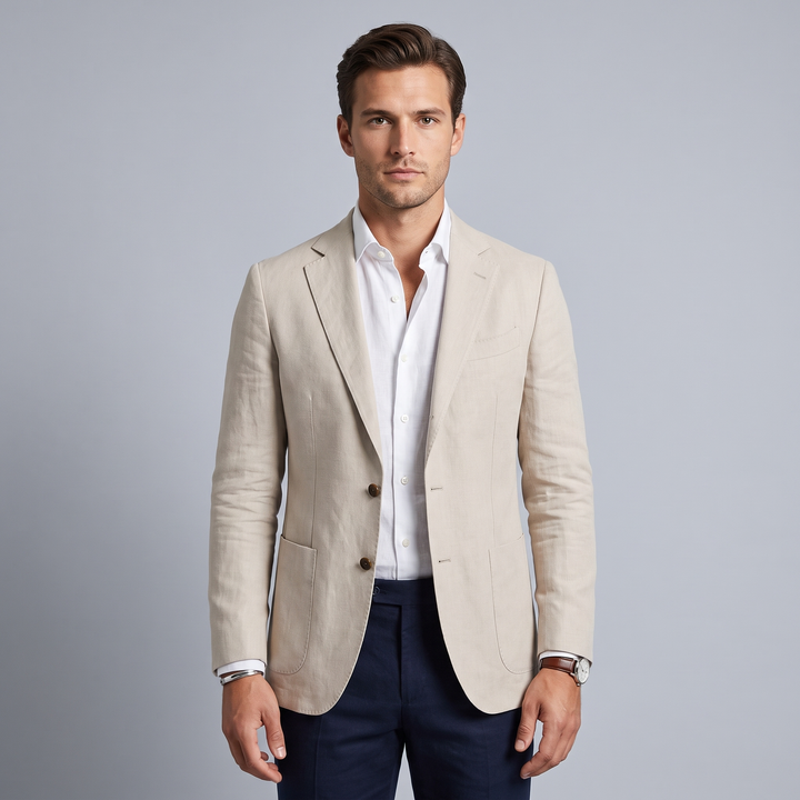 Blazer Uomo Smart Casual Leggero Monopetto