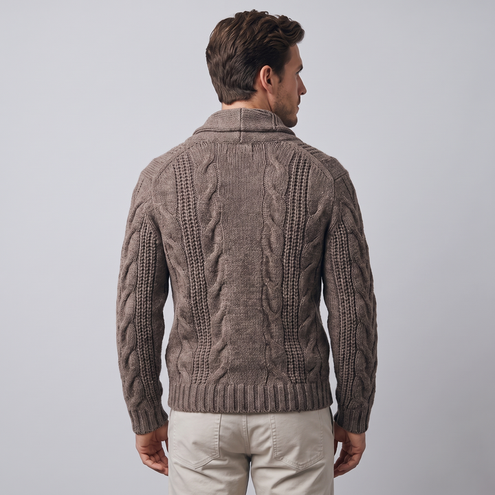 Cardigan in Maglia con Chiusura a Bottoni Autunnale