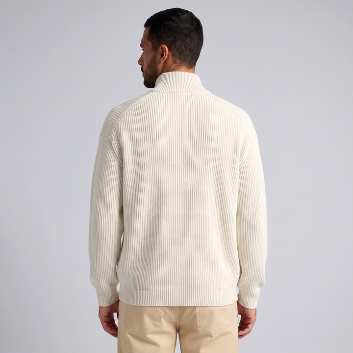 Cardigan Uomo a Maglia Aperto Vestibilità Ampia