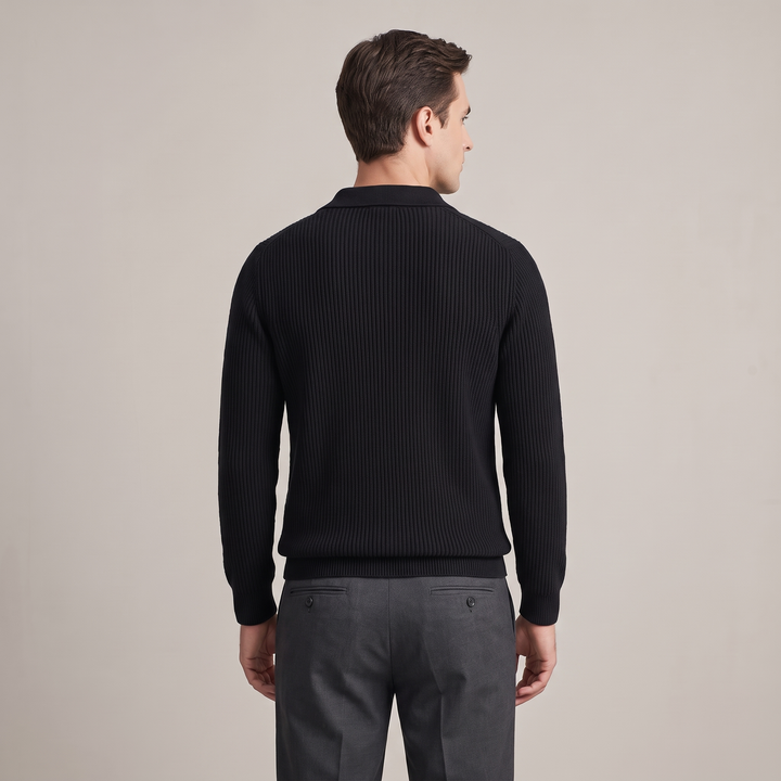 Maglione Uomo a Girocollo Tinta Unita Vestibilità Ampia