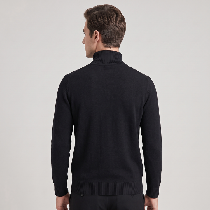 Colletto Dolcevita Lavorato a Maglia Elegante Invernale