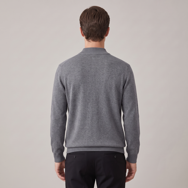 Maglione Uomo Mezza Dolcevita Slim Fit in Cotone
