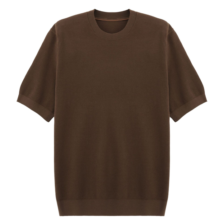 T shirt lussuosa uomo cashmere premium