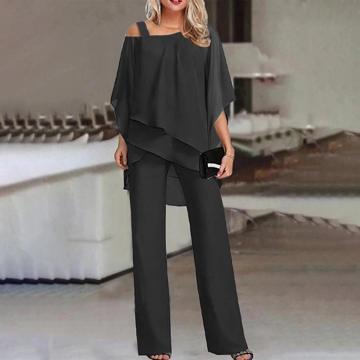 Elegante Jumpsuit Donna Spalle Scoperte Gamba Lunga