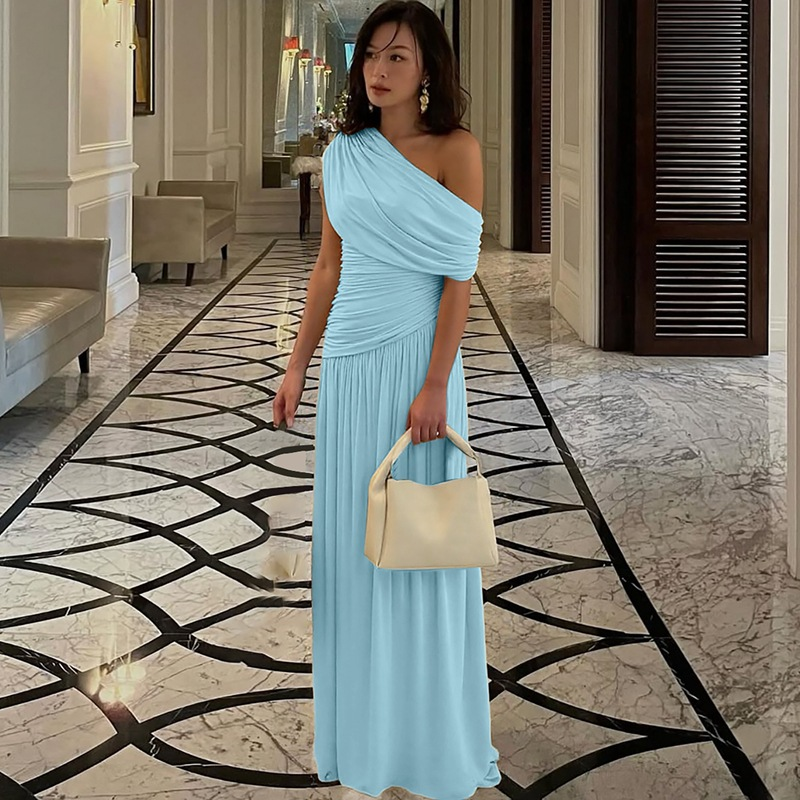 Vestito Cerimonia Chiffon Elegante