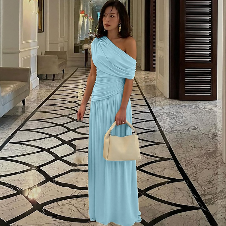 Vestito Cerimonia Chiffon Elegante