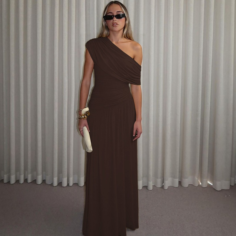 Vestito Cerimonia Chiffon Elegante