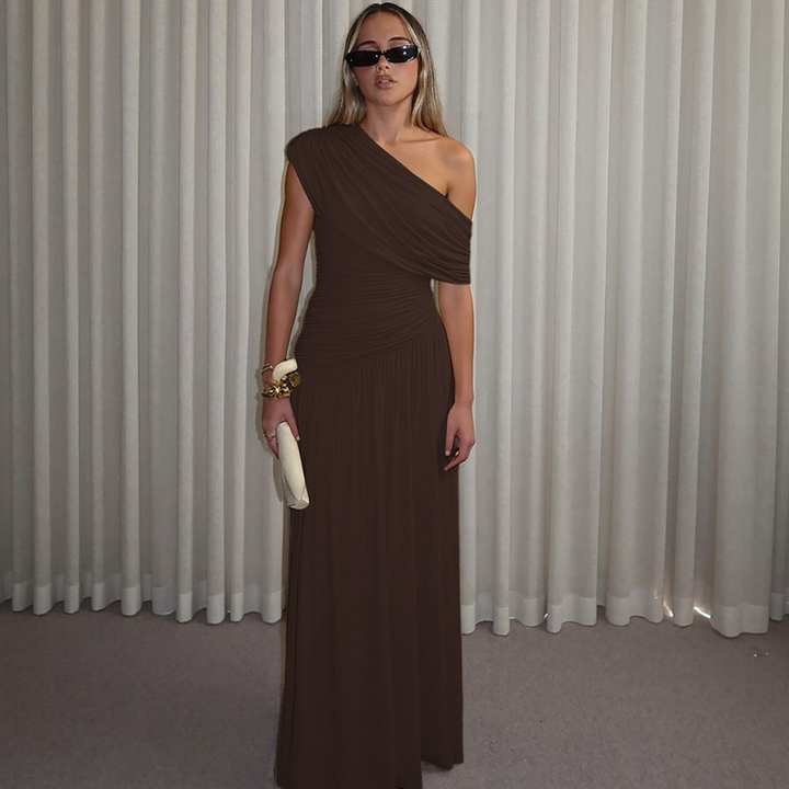 Vestito Cerimonia Chiffon Elegante