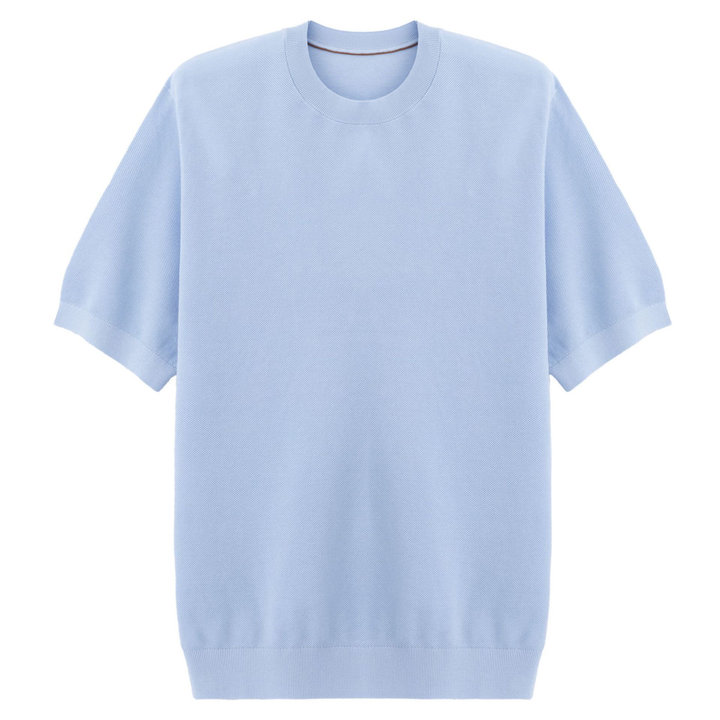T shirt lussuosa uomo cashmere premium