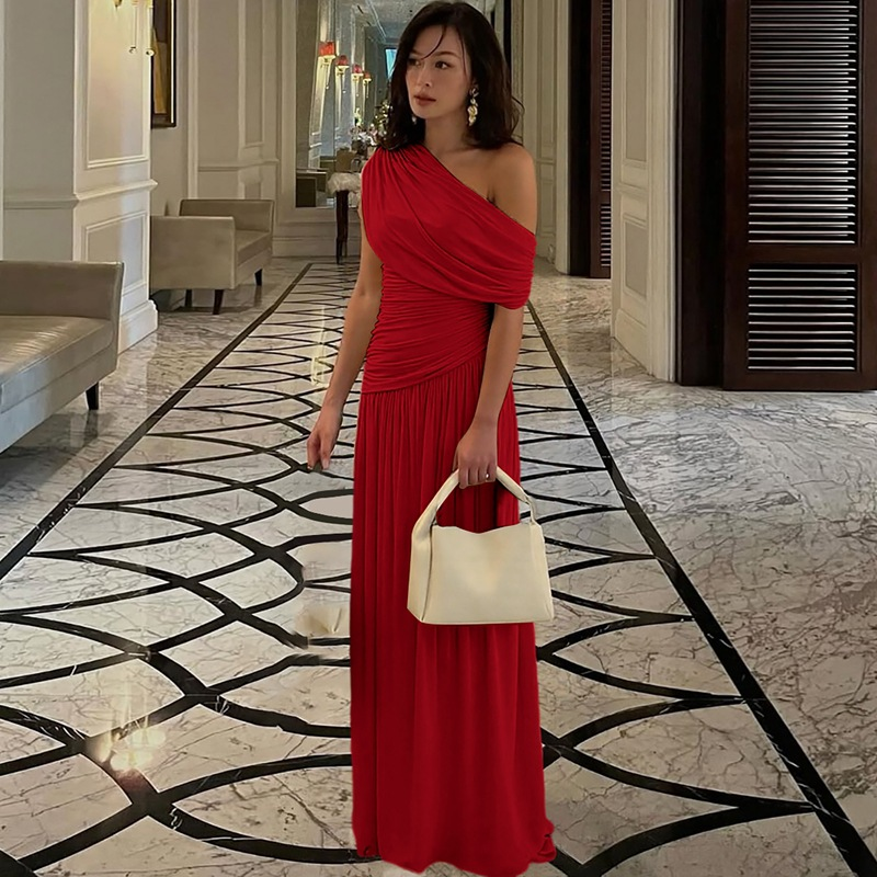 Vestito Cerimonia Chiffon Elegante