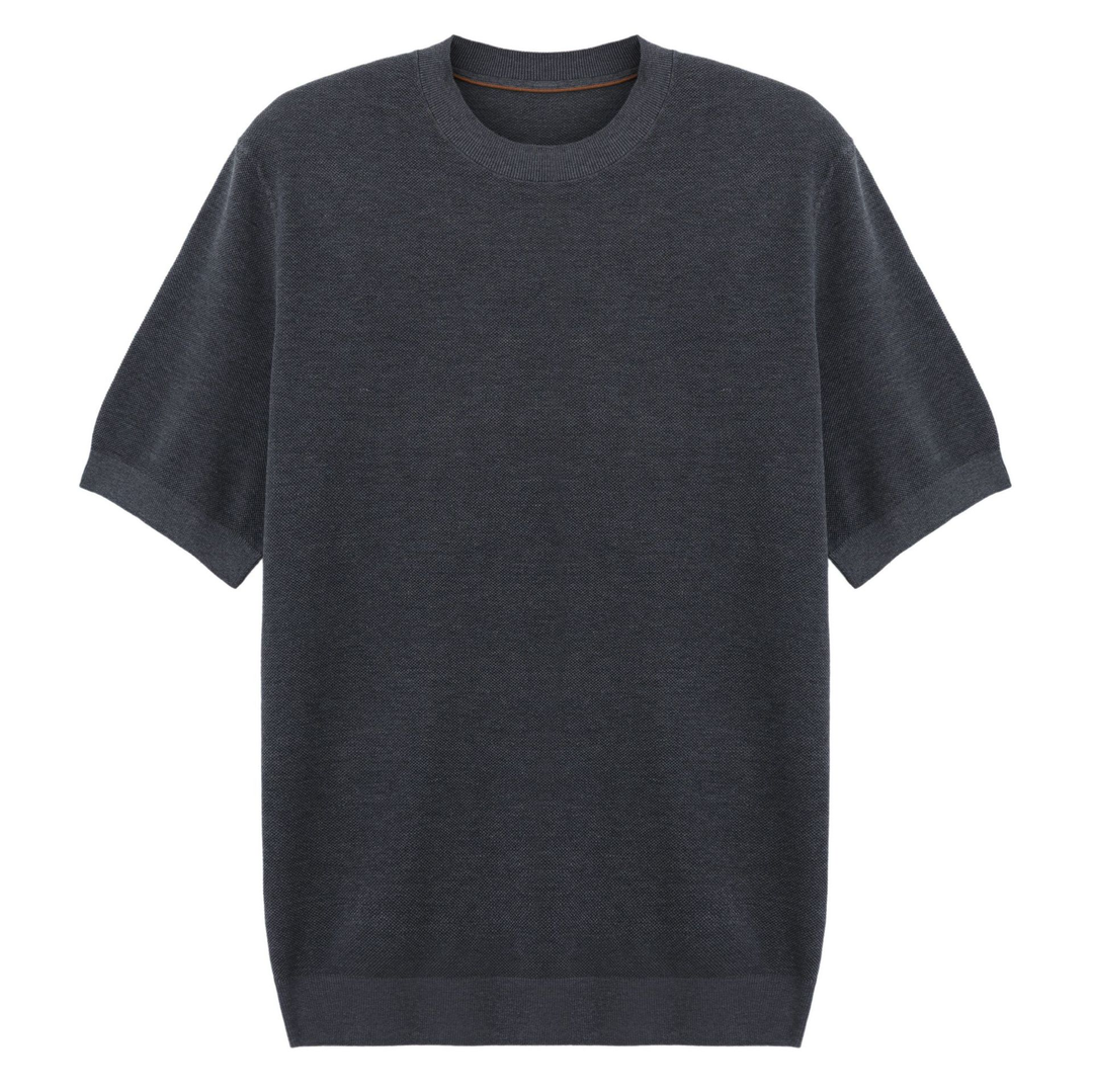 T shirt lussuosa uomo cashmere premium