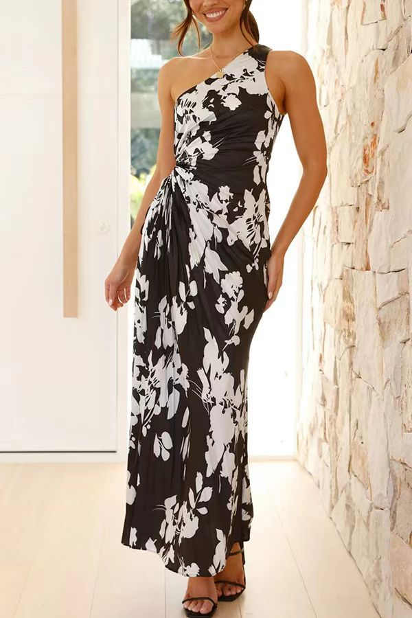 Elegante Abito Midi Audrine Donna Moderno e Raffinato