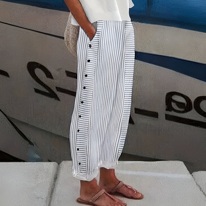 Pantaloni donna estivi gamba dritta
