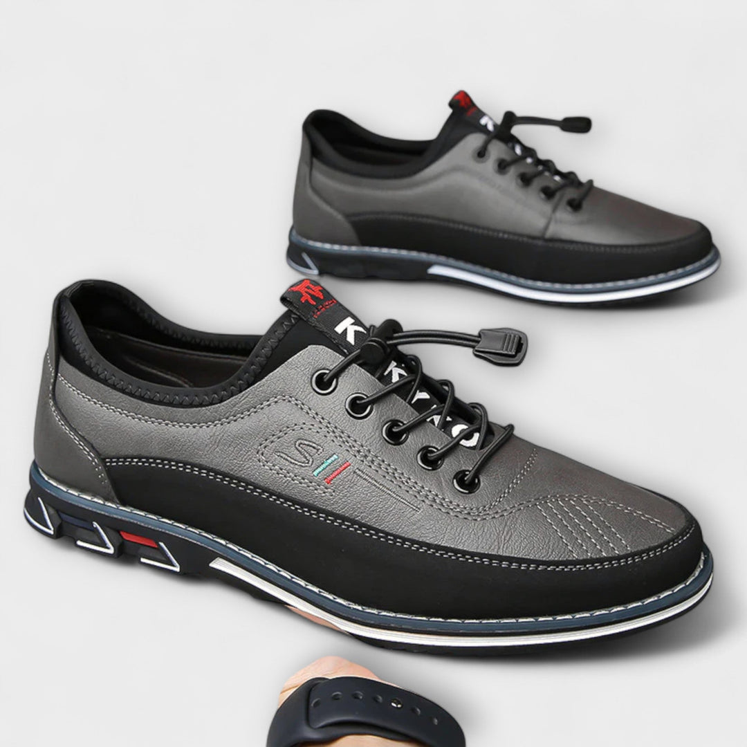 Scarpe Oxford in pelle lavorata