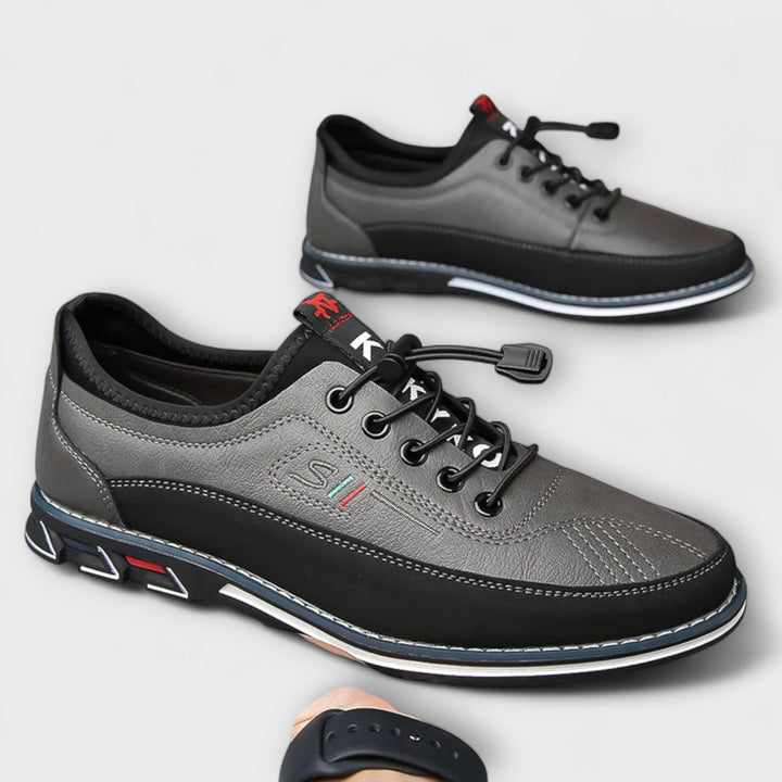 Scarpe Oxford in pelle lavorata