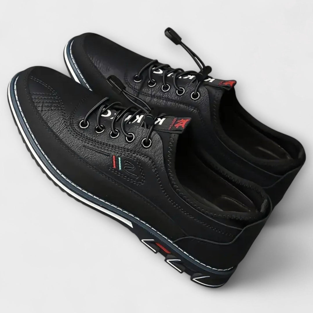 Scarpe Oxford in pelle lavorata