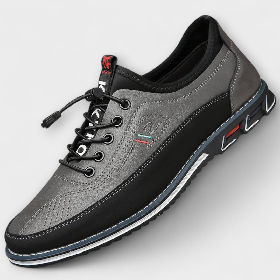 Scarpe Oxford in pelle lavorata