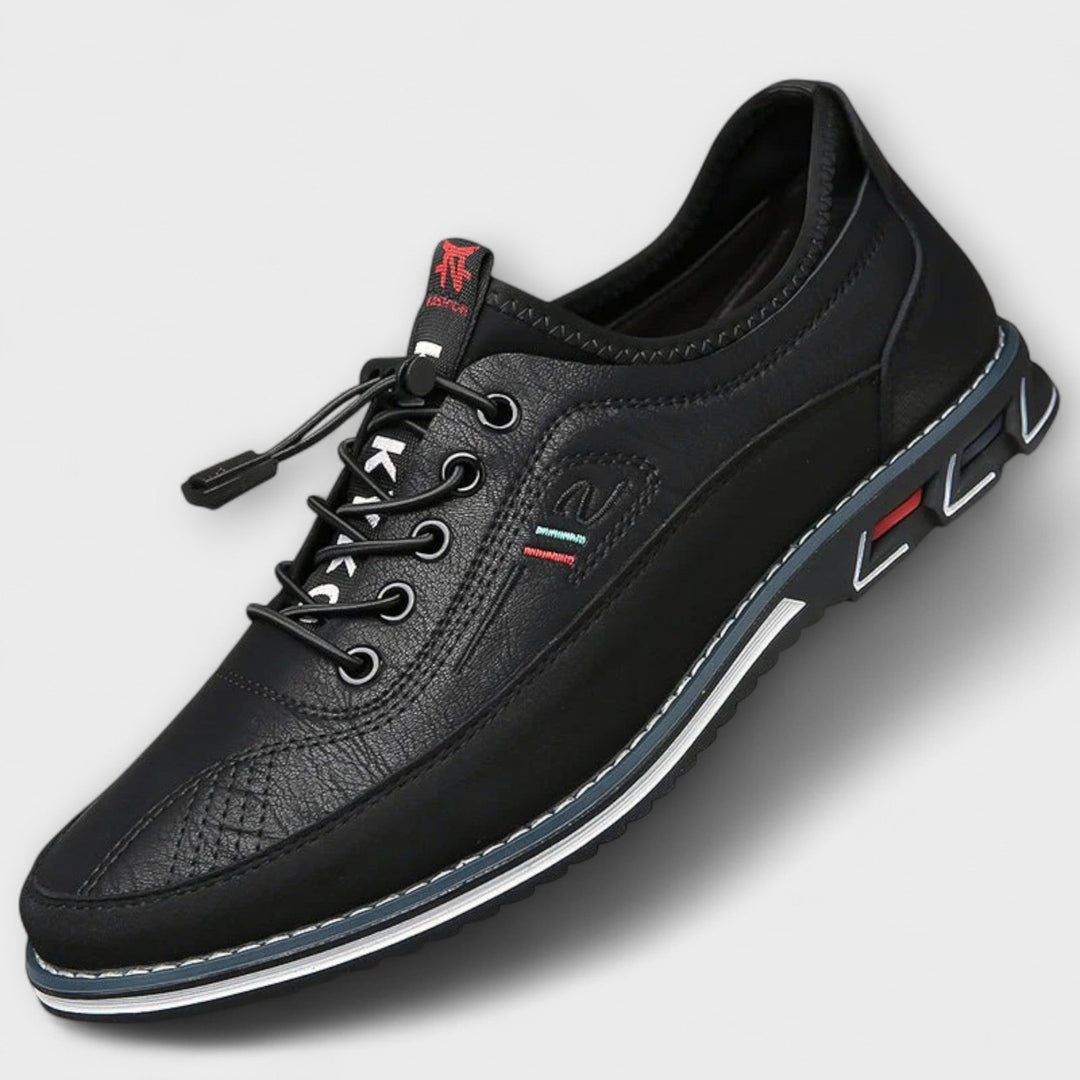 Scarpe Oxford in pelle lavorata