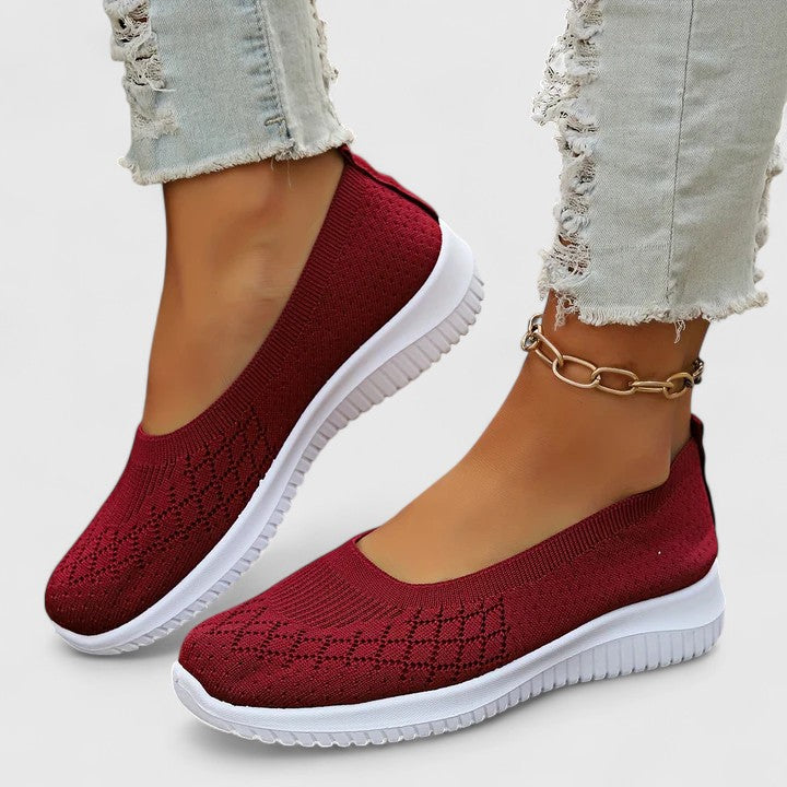 Comode scarpe slip-on da donna con solette imbottite