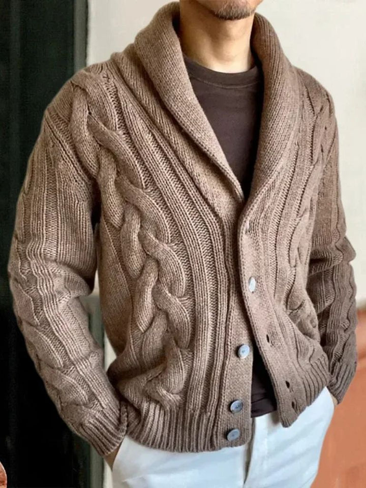 Cardigan da uomo in maglia