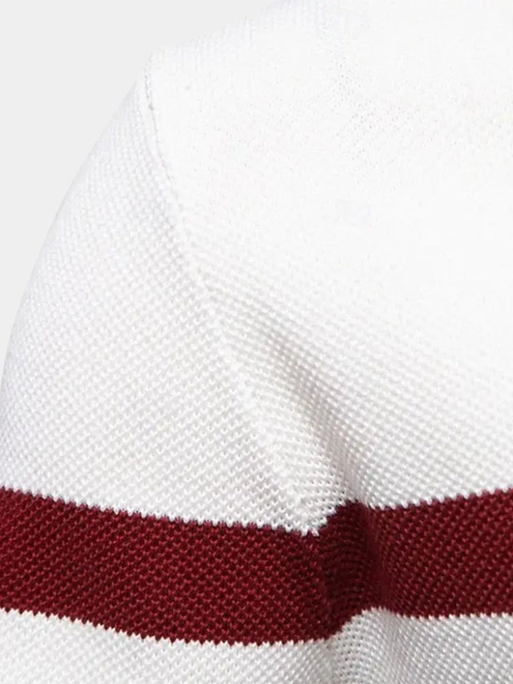 Maglione con zip a un quarto