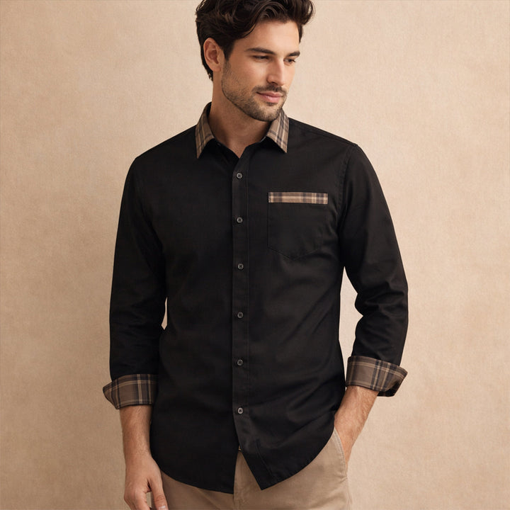 Camicia uomo elegante slim fit