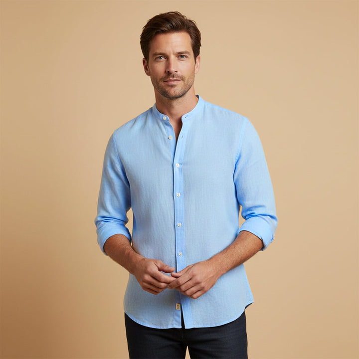 Camicia uomo lino estiva elegante