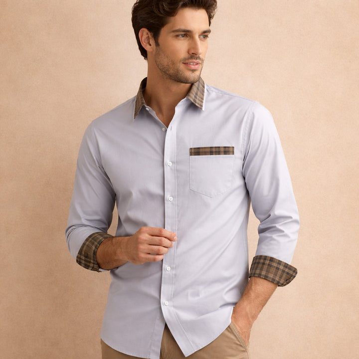 Camicia uomo elegante slim fit