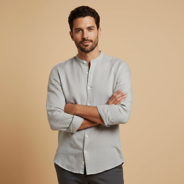 Camicia uomo lino estiva elegante