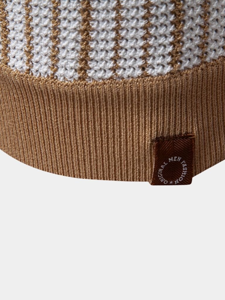Maglia Polo a Righe da Uomo Stile Classico e Comfort