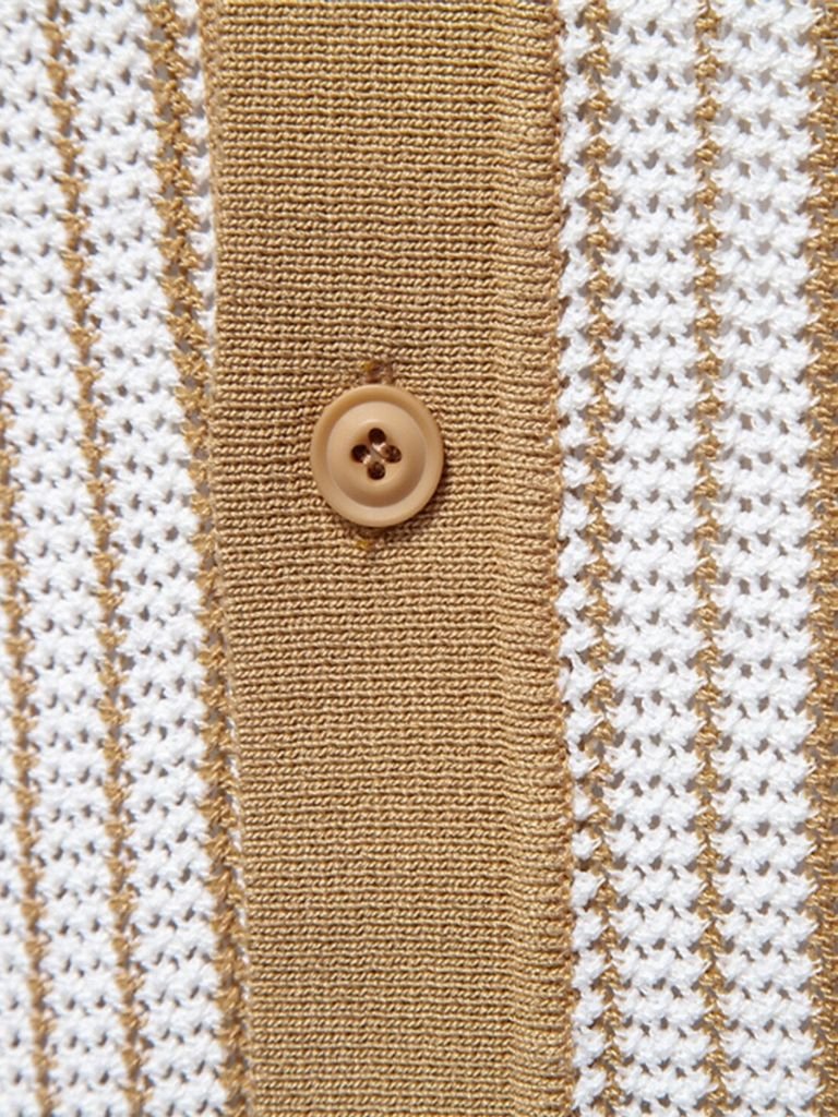 Maglia Polo a Righe da Uomo Stile Classico e Comfort