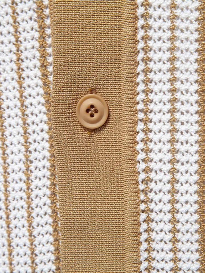Maglia Polo a Righe da Uomo Stile Classico e Comfort