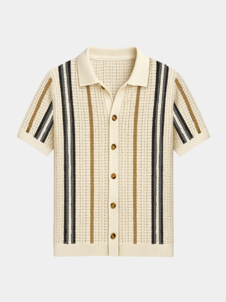 Polo Uomo Sunset Groove Vestibilità Sartoriale Premium