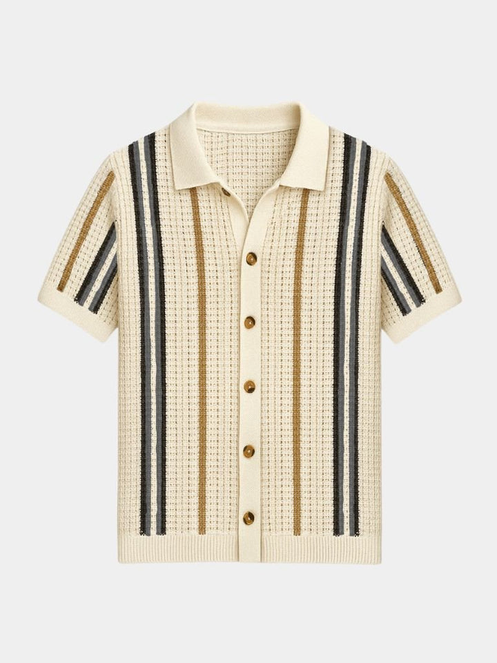 Polo Uomo Sunset Groove Vestibilità Sartoriale Premium