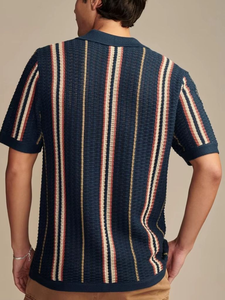 Polo Uomo Sunset Groove Vestibilità Sartoriale Premium