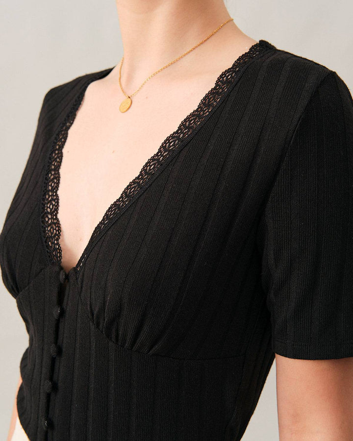 T shirt raffinata donna scollo v
