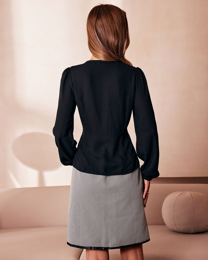 T shirt lussuosa donna maniche lanterna